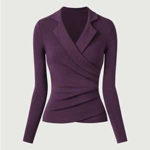 OGL Rich Purple Knit Top